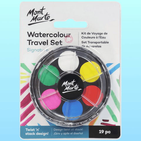 Watercolour Travel Set 19pc